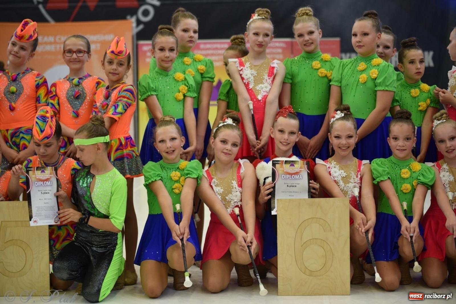 Zdjęcie w galerii na portalu naszraciborz.pl: Racibórz gospodarzem 17. Mistrzostw Europy Mażoretek [FOTO] wiadomości z regionu