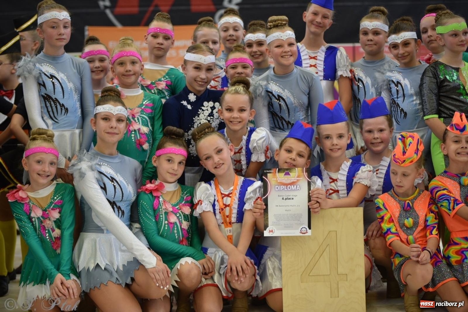 Zdjęcie w galerii na portalu naszraciborz.pl: Racibórz gospodarzem 17. Mistrzostw Europy Mażoretek [FOTO] wiadomości z regionu