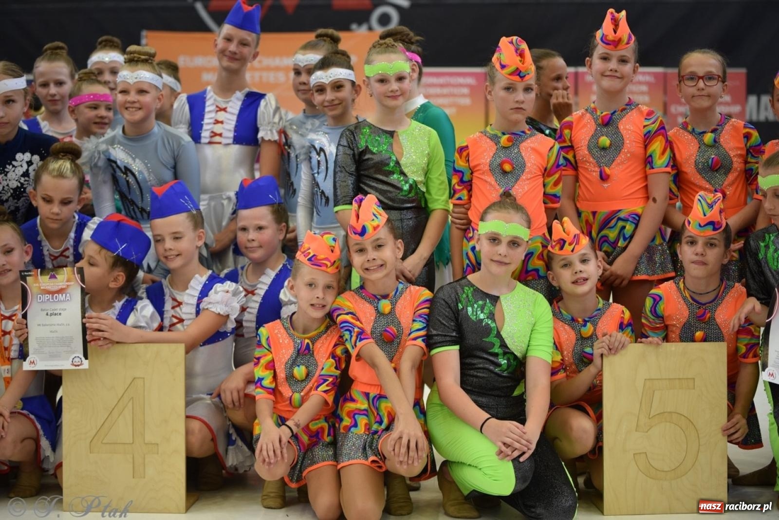 Zdjęcie w galerii na portalu naszraciborz.pl: Racibórz gospodarzem 17. Mistrzostw Europy Mażoretek [FOTO] wiadomości z regionu