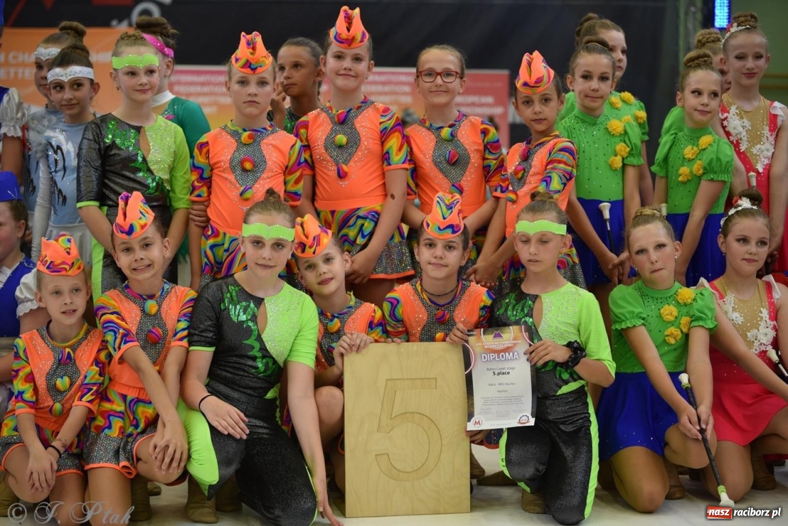 Zdjęcie w galerii na portalu naszraciborz.pl: Racibórz gospodarzem 17. Mistrzostw Europy Mażoretek [FOTO] wiadomości z regionu