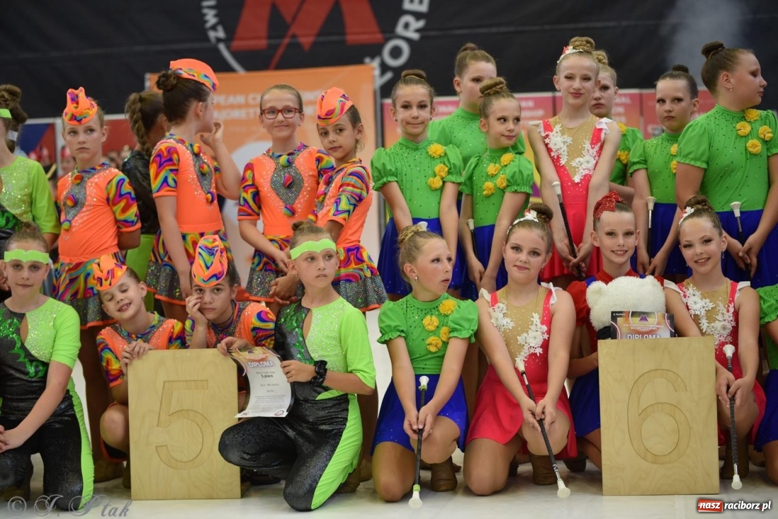 Zdjęcie w galerii na portalu naszraciborz.pl: Racibórz gospodarzem 17. Mistrzostw Europy Mażoretek [FOTO] wiadomości z regionu