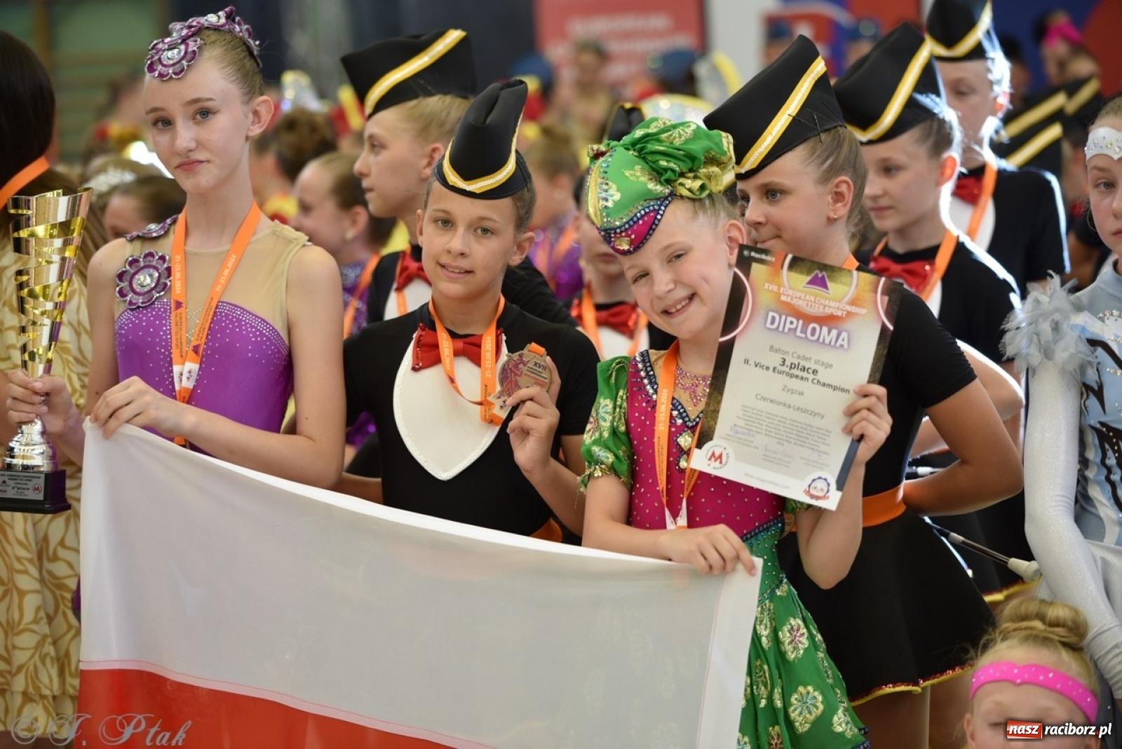 Zdjęcie w galerii na portalu naszraciborz.pl: Racibórz gospodarzem 17. Mistrzostw Europy Mażoretek [FOTO] wiadomości z regionu
