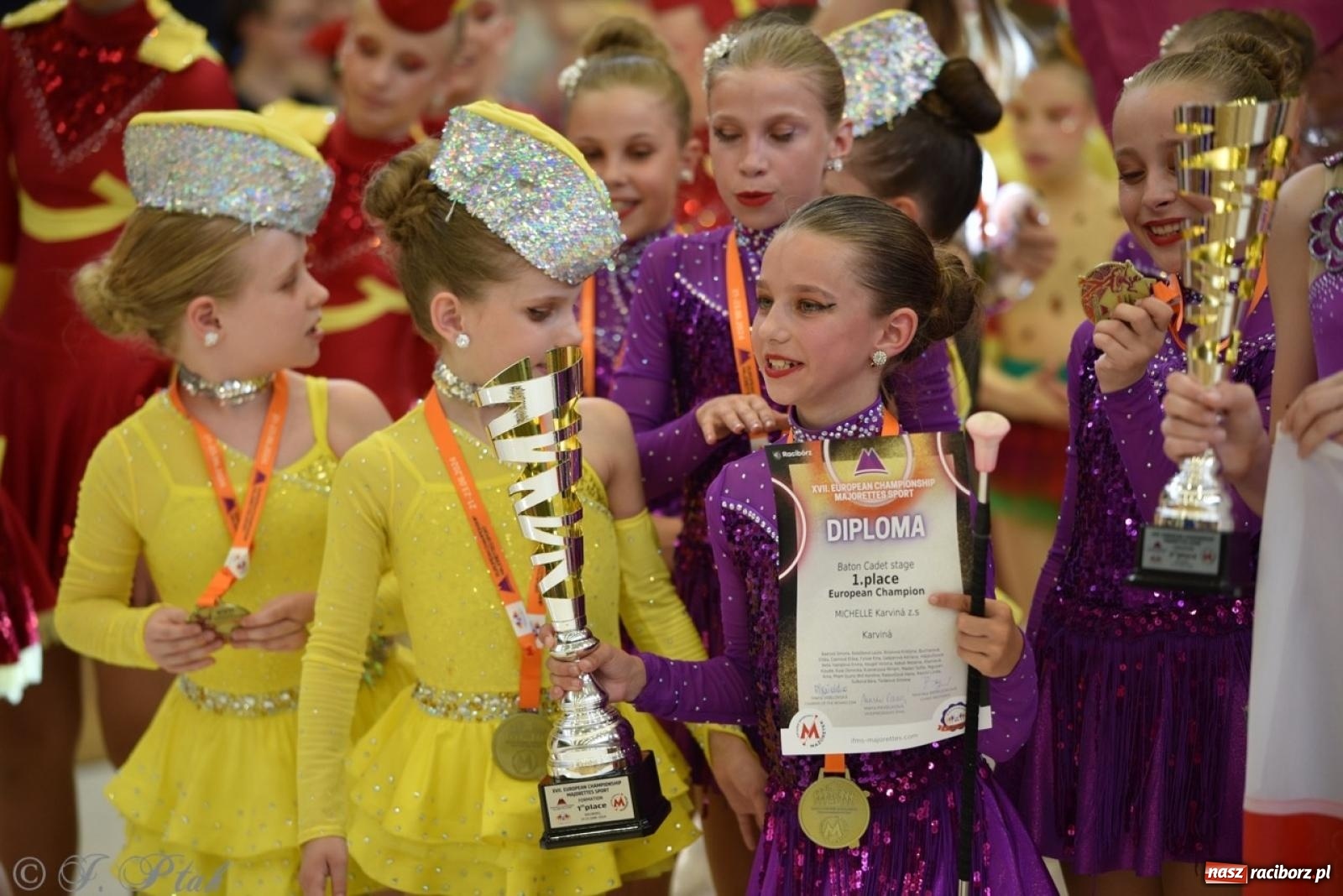 Zdjęcie w galerii na portalu naszraciborz.pl: Racibórz gospodarzem 17. Mistrzostw Europy Mażoretek [FOTO] wiadomości z regionu