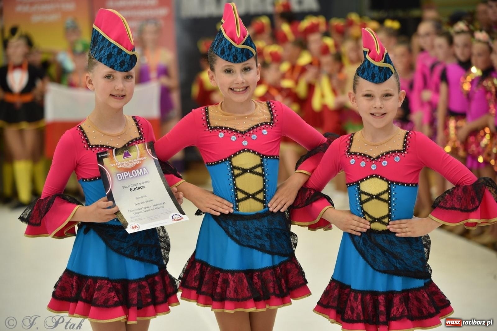 Zdjęcie w galerii na portalu naszraciborz.pl: Racibórz gospodarzem 17. Mistrzostw Europy Mażoretek [FOTO] wiadomości z regionu