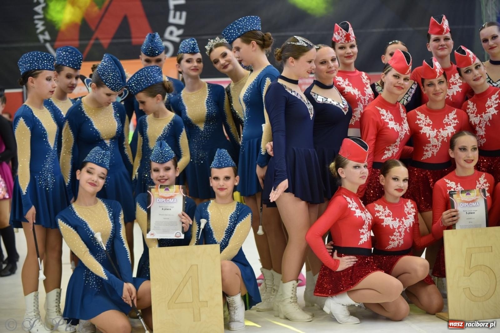 Zdjęcie w galerii na portalu naszraciborz.pl: Racibórz gospodarzem 17. Mistrzostw Europy Mażoretek [FOTO] wiadomości z regionu