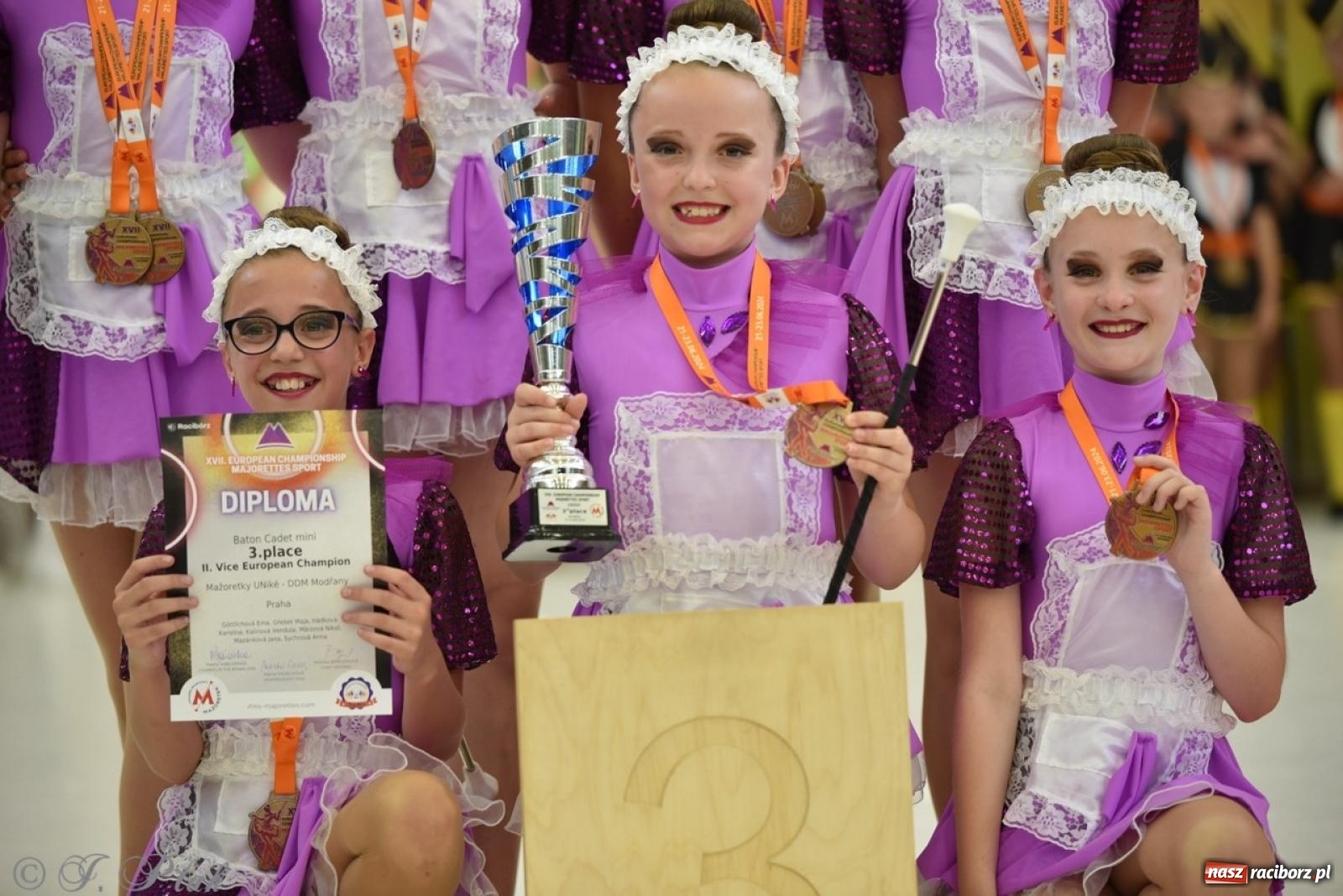Zdjęcie w galerii na portalu naszraciborz.pl: Racibórz gospodarzem 17. Mistrzostw Europy Mażoretek [FOTO] wiadomości z regionu