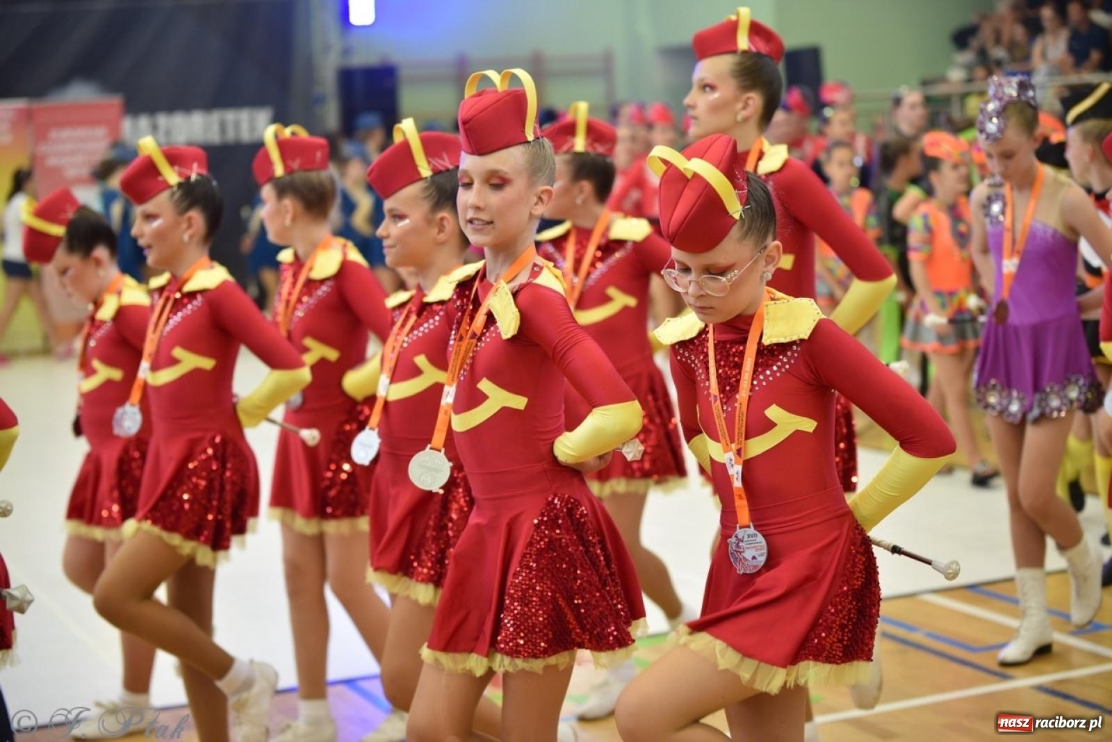 Zdjęcie w galerii na portalu naszraciborz.pl: Racibórz gospodarzem 17. Mistrzostw Europy Mażoretek [FOTO] wiadomości z regionu