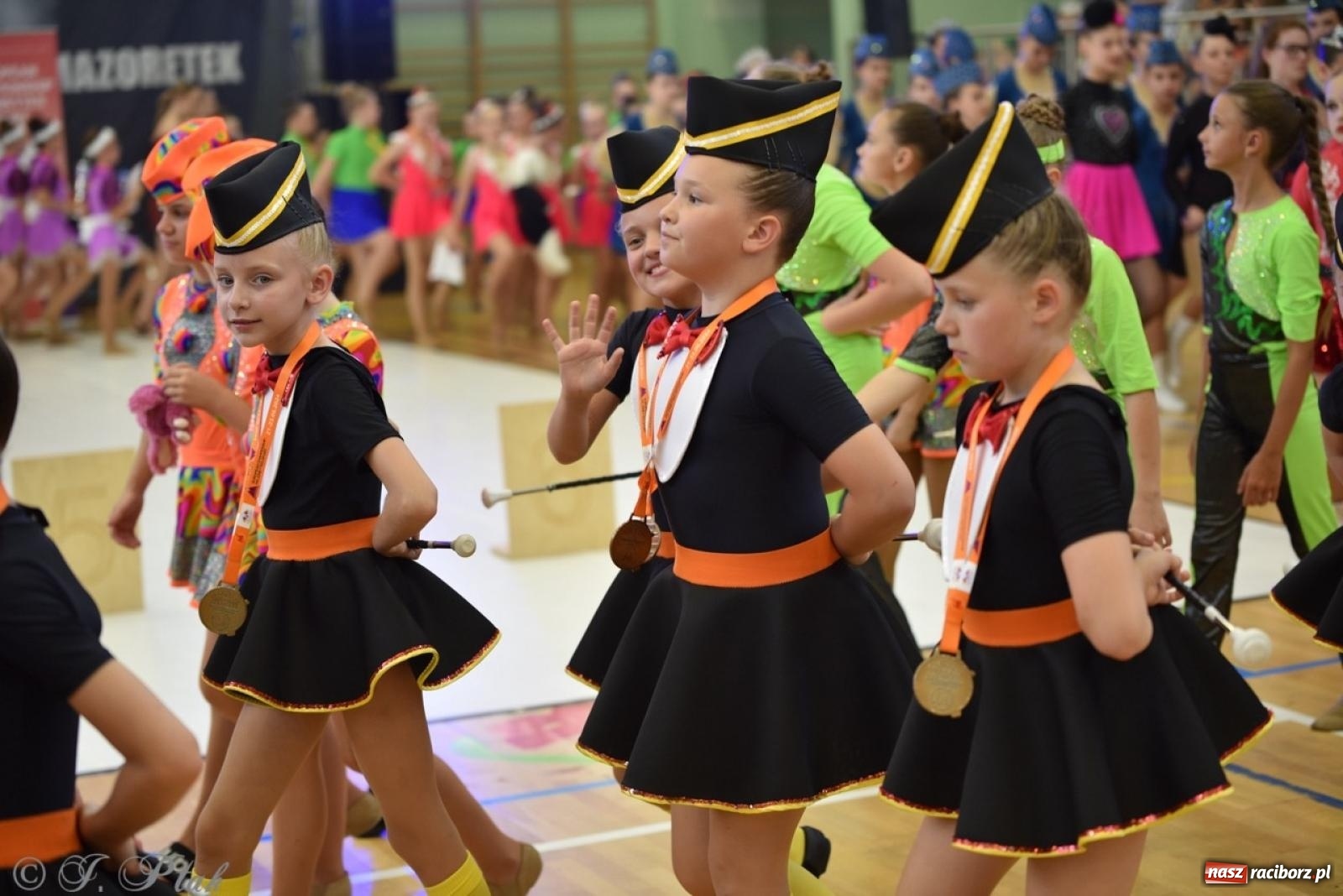 Zdjęcie w galerii na portalu naszraciborz.pl: Racibórz gospodarzem 17. Mistrzostw Europy Mażoretek [FOTO] wiadomości z regionu