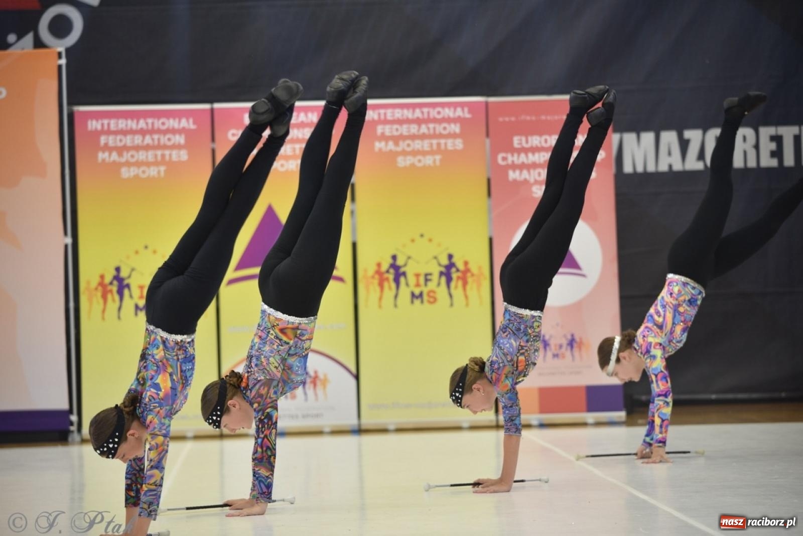 Zdjęcie w galerii na portalu naszraciborz.pl: Racibórz gospodarzem 17. Mistrzostw Europy Mażoretek [FOTO] wiadomości z regionu