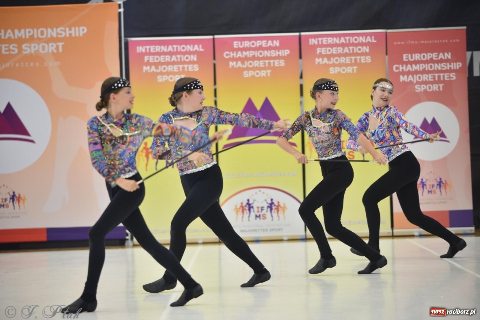 Zdjęcie w galerii na portalu naszraciborz.pl: Racibórz gospodarzem 17. Mistrzostw Europy Mażoretek [FOTO] wiadomości z regionu