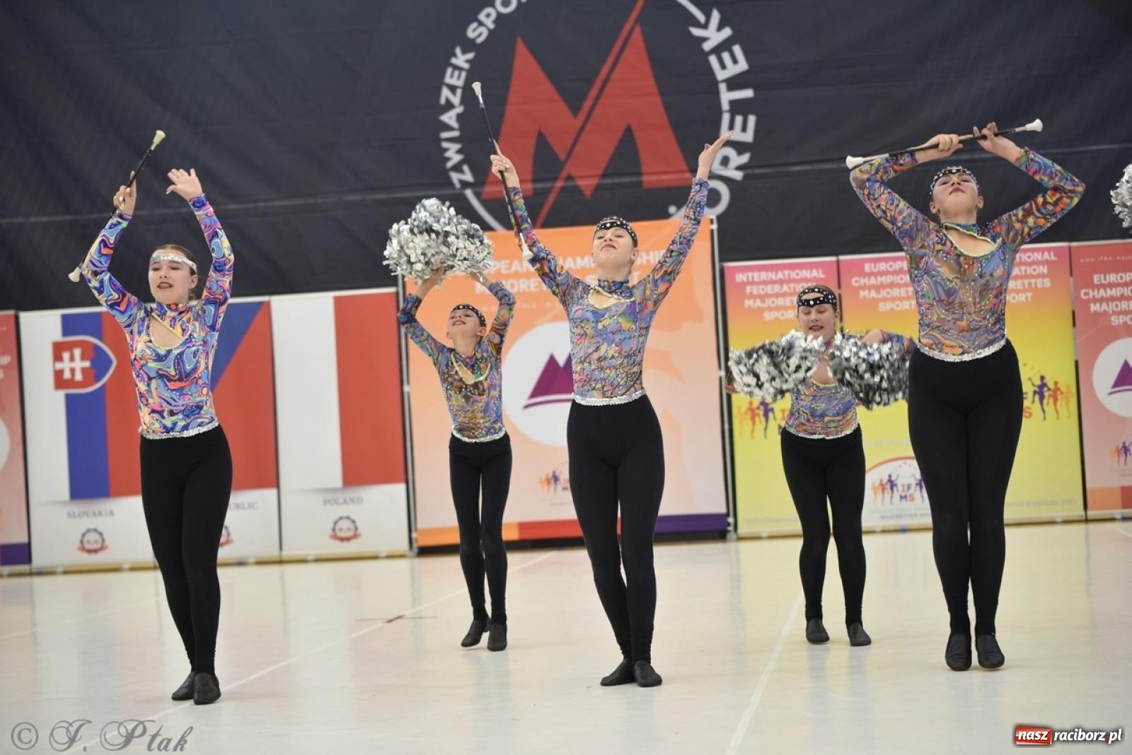 Zdjęcie w galerii na portalu naszraciborz.pl: Racibórz gospodarzem 17. Mistrzostw Europy Mażoretek [FOTO] wiadomości z regionu