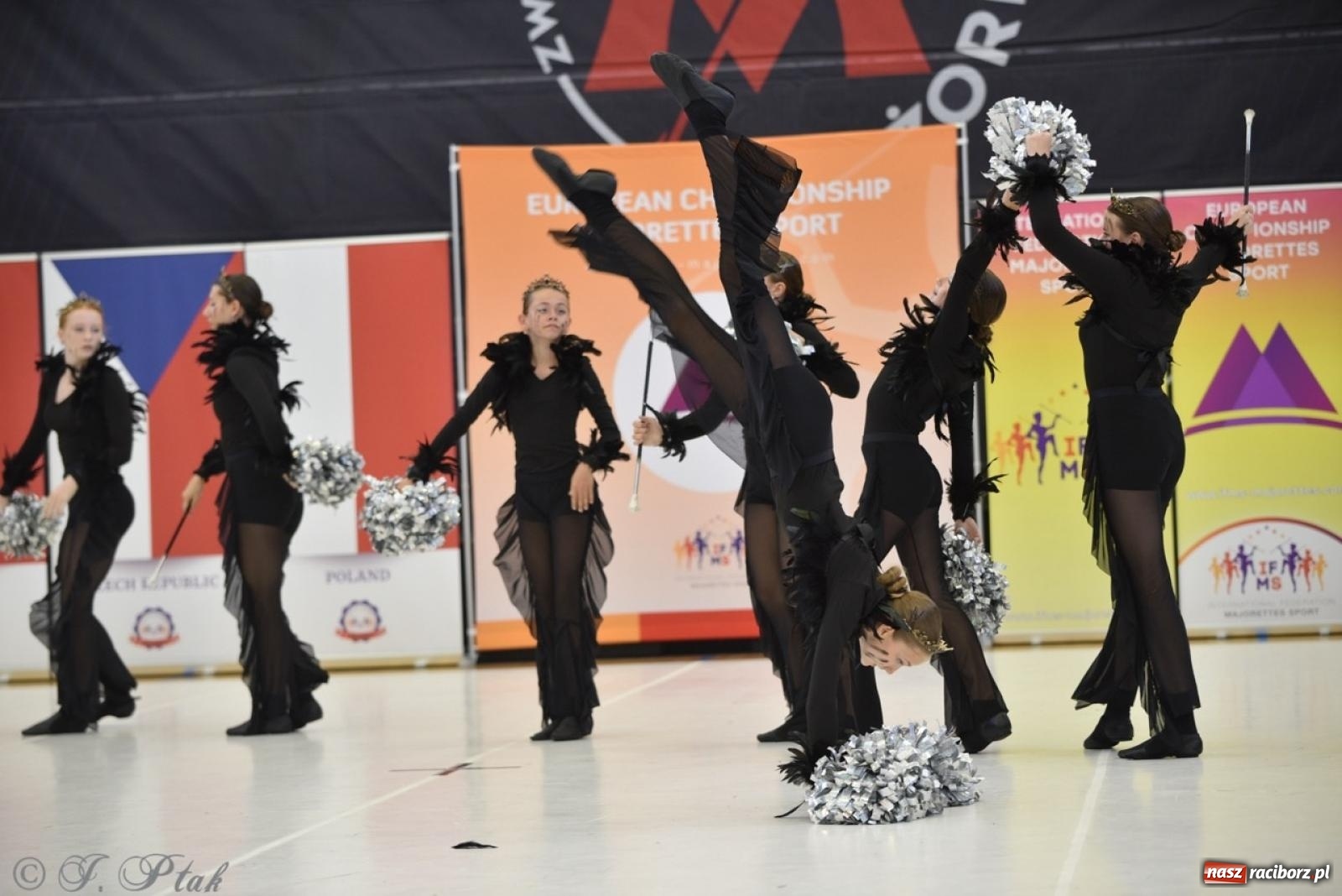 Zdjęcie w galerii na portalu naszraciborz.pl: Racibórz gospodarzem 17. Mistrzostw Europy Mażoretek [FOTO] wiadomości z regionu