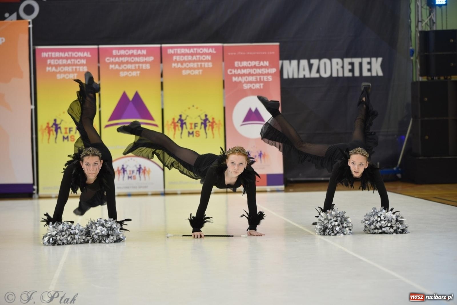 Zdjęcie w galerii na portalu naszraciborz.pl: Racibórz gospodarzem 17. Mistrzostw Europy Mażoretek [FOTO] wiadomości z regionu