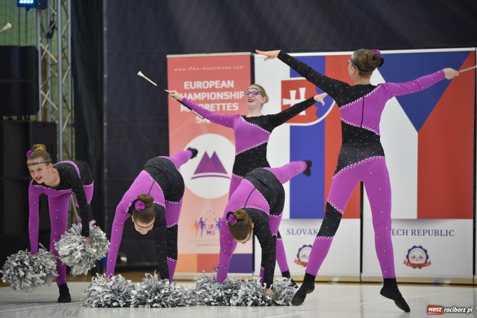 Zdjęcie w galerii na portalu naszraciborz.pl: Racibórz gospodarzem 17. Mistrzostw Europy Mażoretek [FOTO] wiadomości z regionu