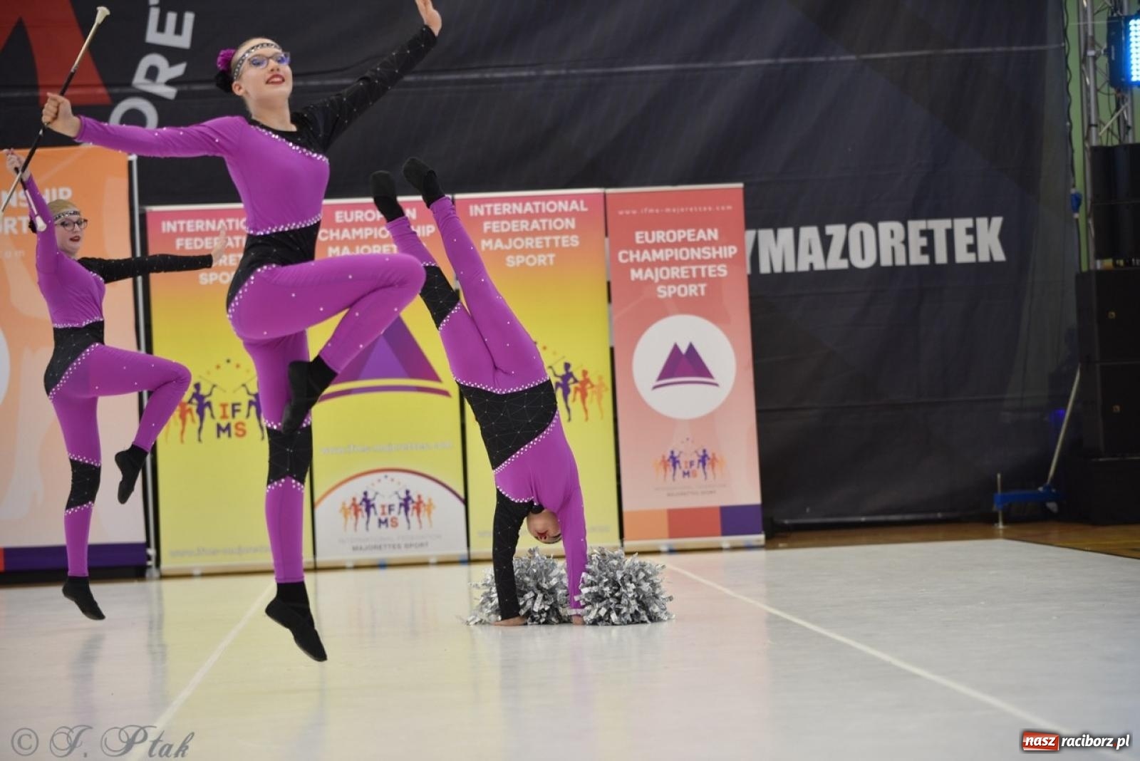 Zdjęcie w galerii na portalu naszraciborz.pl: Racibórz gospodarzem 17. Mistrzostw Europy Mażoretek [FOTO] wiadomości z regionu