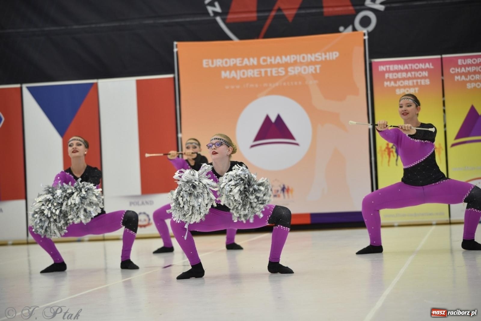 Zdjęcie w galerii na portalu naszraciborz.pl: Racibórz gospodarzem 17. Mistrzostw Europy Mażoretek [FOTO] wiadomości z regionu