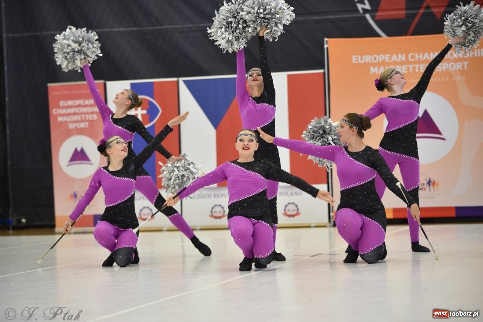 Zdjęcie w galerii na portalu naszraciborz.pl: Racibórz gospodarzem 17. Mistrzostw Europy Mażoretek [FOTO] wiadomości z regionu