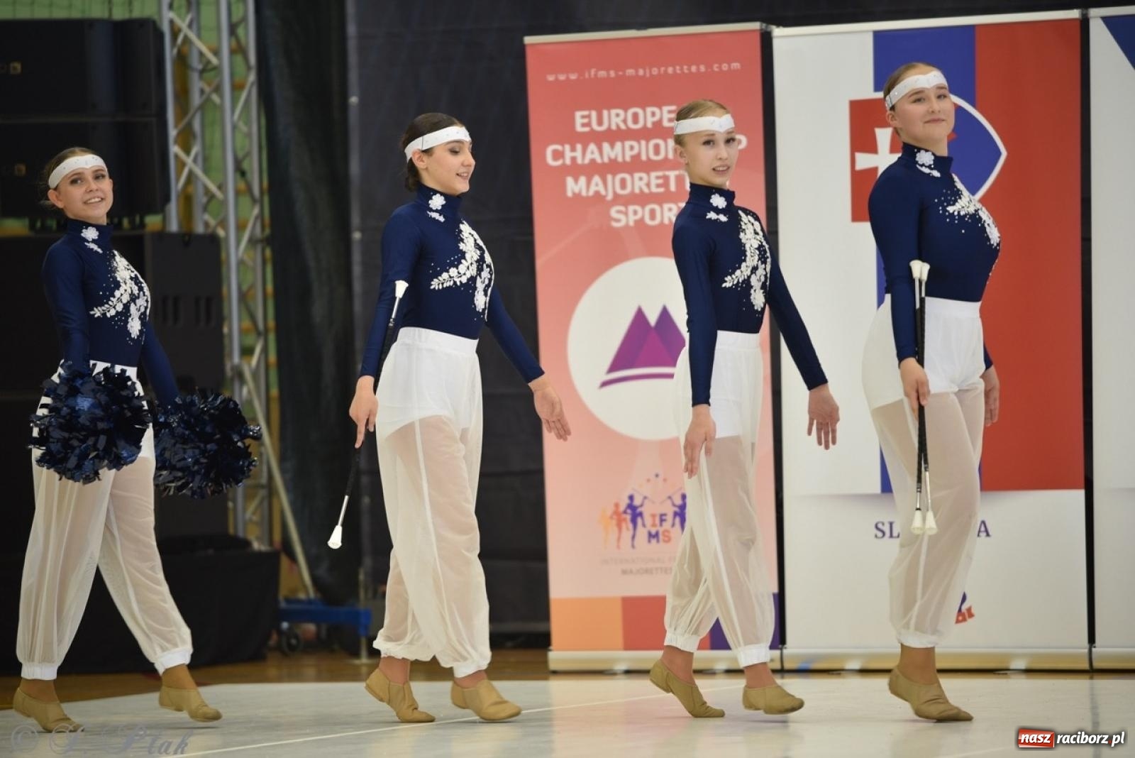 Zdjęcie w galerii na portalu naszraciborz.pl: Racibórz gospodarzem 17. Mistrzostw Europy Mażoretek [FOTO] wiadomości z regionu