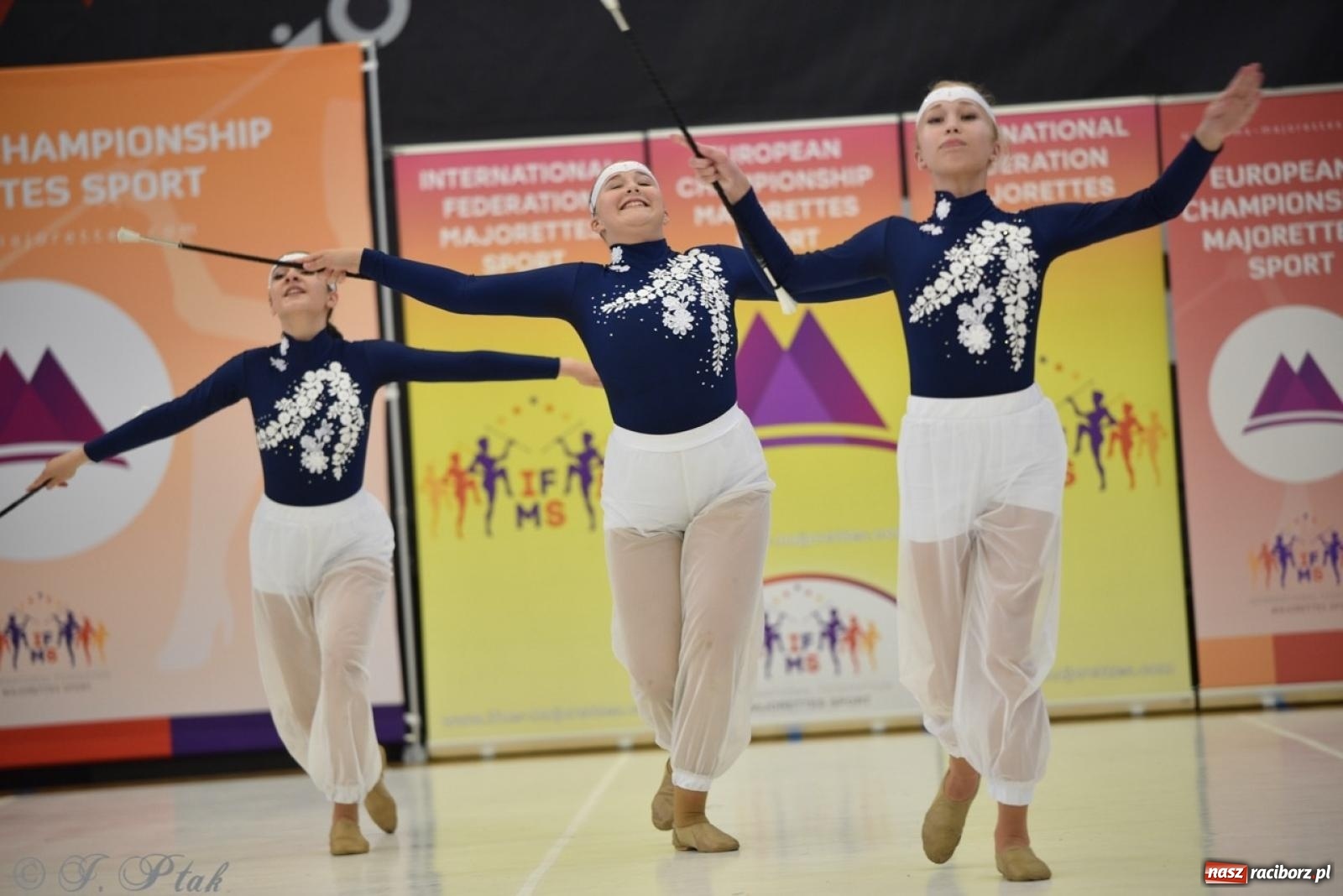 Zdjęcie w galerii na portalu naszraciborz.pl: Racibórz gospodarzem 17. Mistrzostw Europy Mażoretek [FOTO] wiadomości z regionu