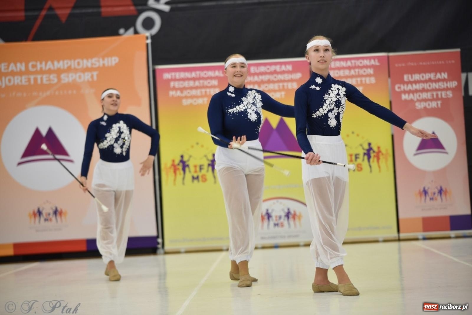 Zdjęcie w galerii na portalu naszraciborz.pl: Racibórz gospodarzem 17. Mistrzostw Europy Mażoretek [FOTO] wiadomości z regionu