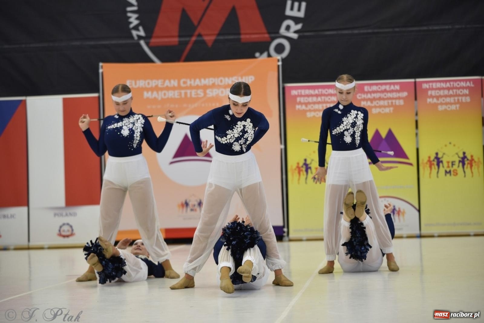 Zdjęcie w galerii na portalu naszraciborz.pl: Racibórz gospodarzem 17. Mistrzostw Europy Mażoretek [FOTO] wiadomości z regionu