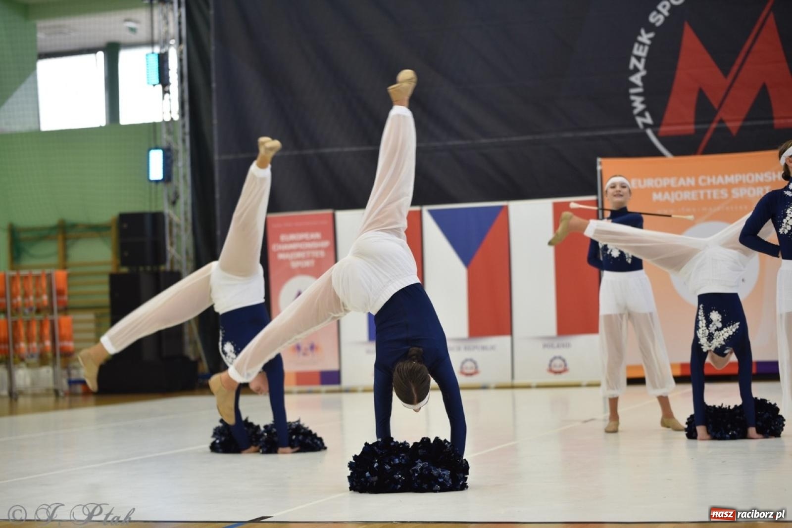 Zdjęcie w galerii na portalu naszraciborz.pl: Racibórz gospodarzem 17. Mistrzostw Europy Mażoretek [FOTO] wiadomości z regionu