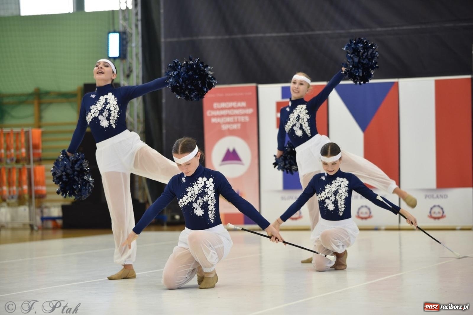 Zdjęcie w galerii na portalu naszraciborz.pl: Racibórz gospodarzem 17. Mistrzostw Europy Mażoretek [FOTO] wiadomości z regionu