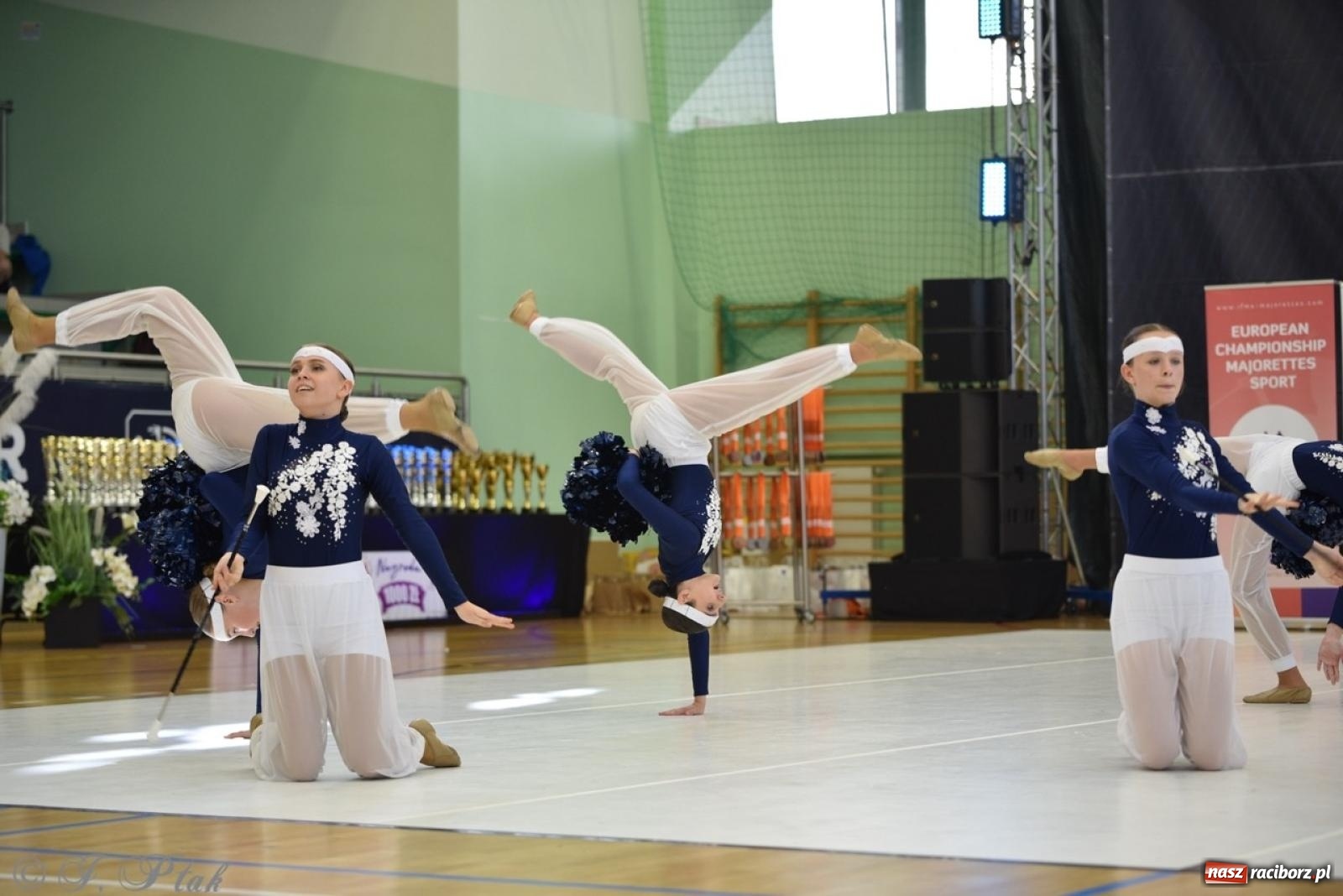 Zdjęcie w galerii na portalu naszraciborz.pl: Racibórz gospodarzem 17. Mistrzostw Europy Mażoretek [FOTO] wiadomości z regionu