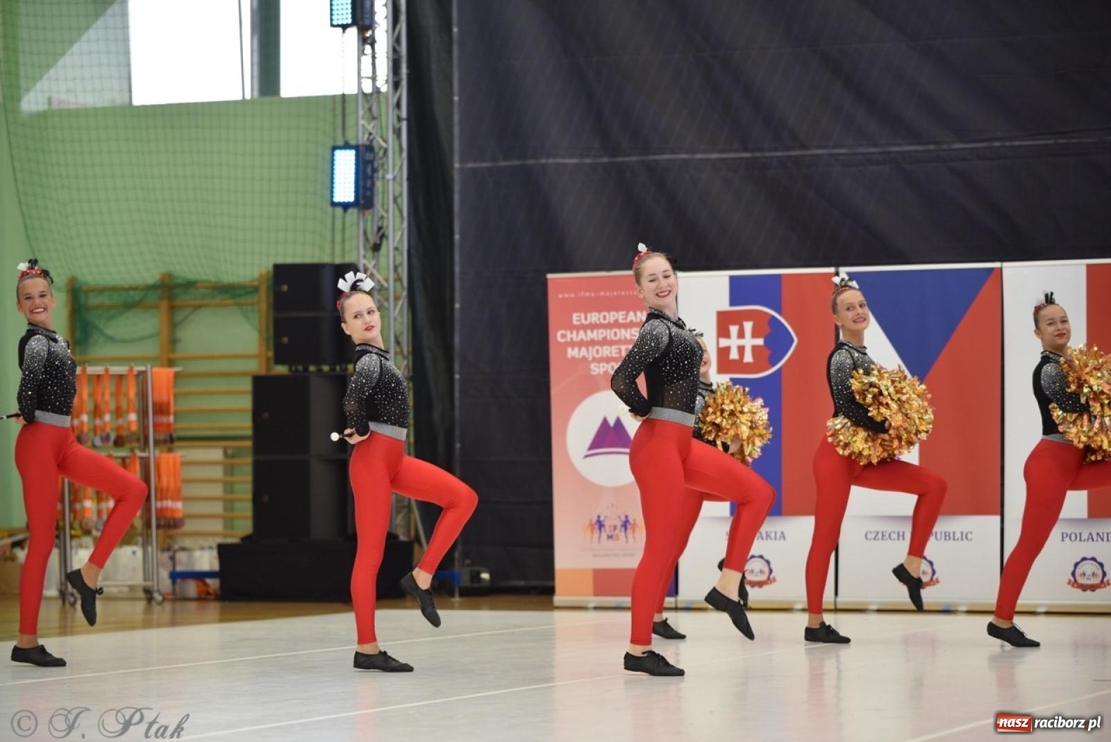 Zdjęcie w galerii na portalu naszraciborz.pl: Racibórz gospodarzem 17. Mistrzostw Europy Mażoretek [FOTO] wiadomości z regionu