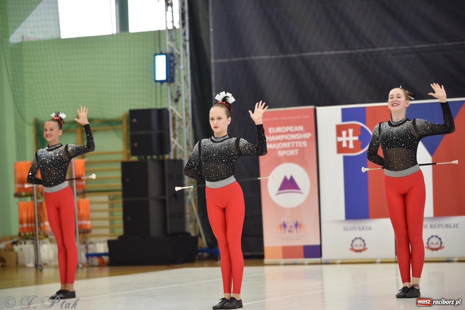 Zdjęcie w galerii na portalu naszraciborz.pl: Racibórz gospodarzem 17. Mistrzostw Europy Mażoretek [FOTO] wiadomości z regionu