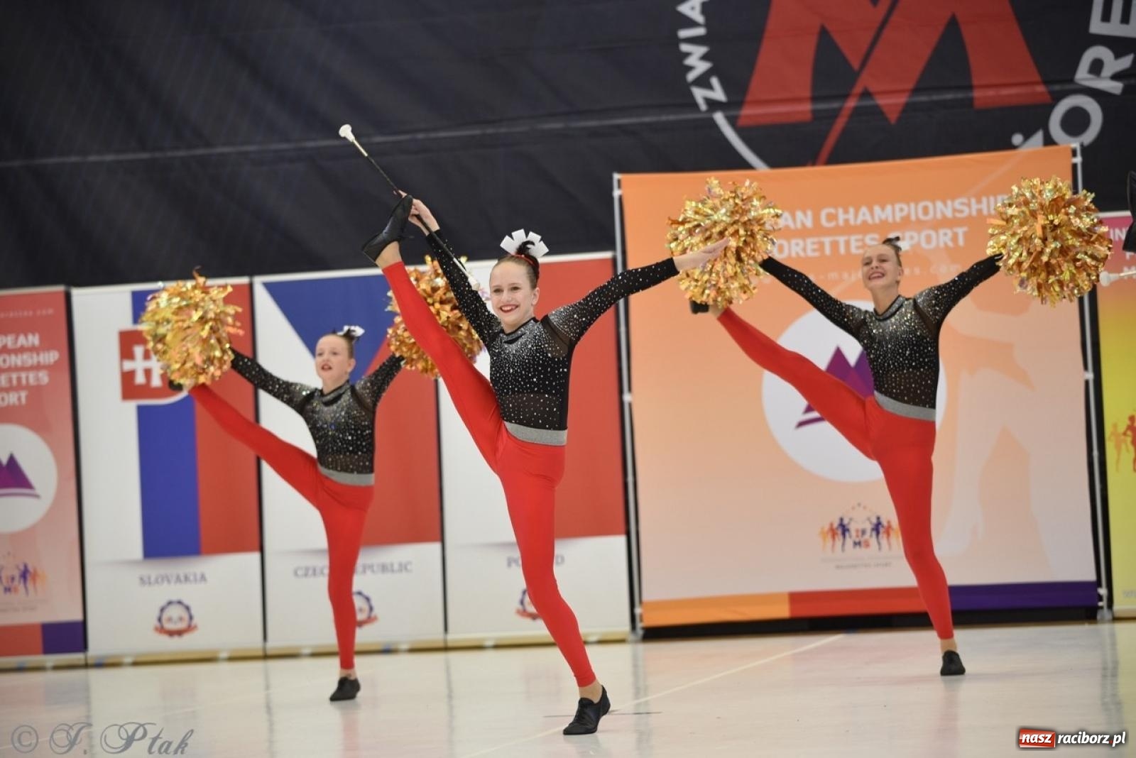 Zdjęcie w galerii na portalu naszraciborz.pl: Racibórz gospodarzem 17. Mistrzostw Europy Mażoretek [FOTO] wiadomości z regionu