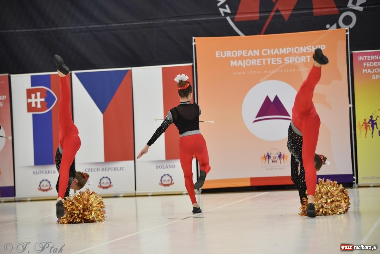 Zdjęcie w galerii na portalu naszraciborz.pl: Racibórz gospodarzem 17. Mistrzostw Europy Mażoretek [FOTO] wiadomości z regionu