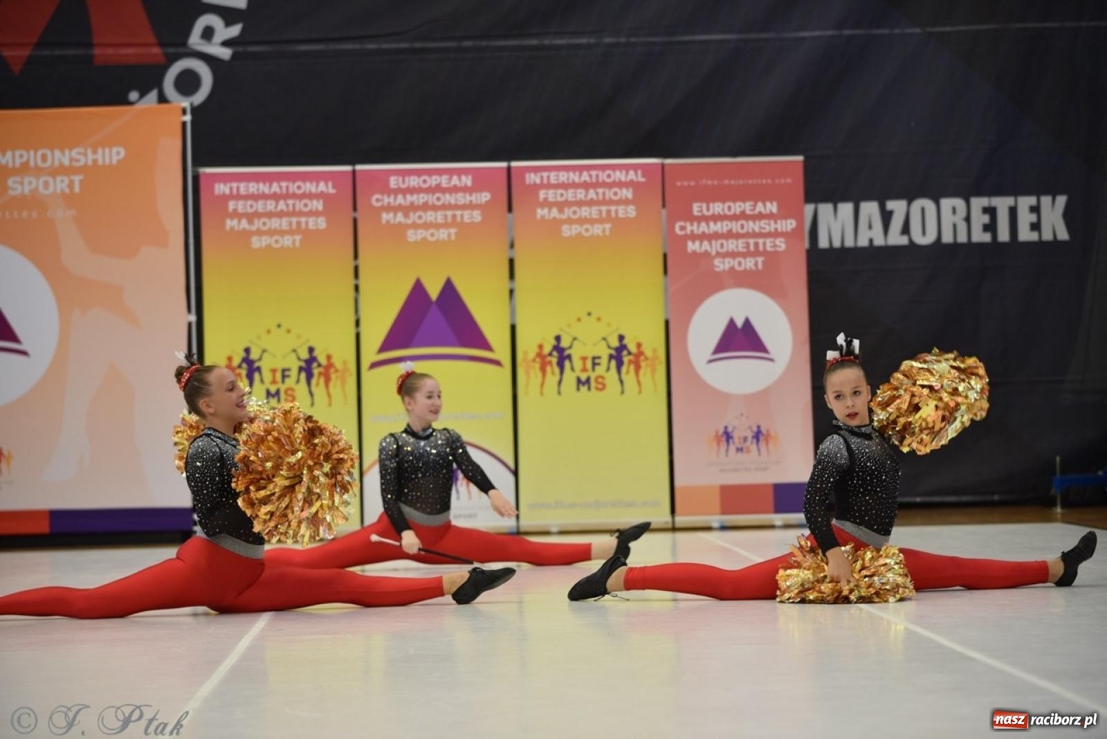 Zdjęcie w galerii na portalu naszraciborz.pl: Racibórz gospodarzem 17. Mistrzostw Europy Mażoretek [FOTO] wiadomości z regionu