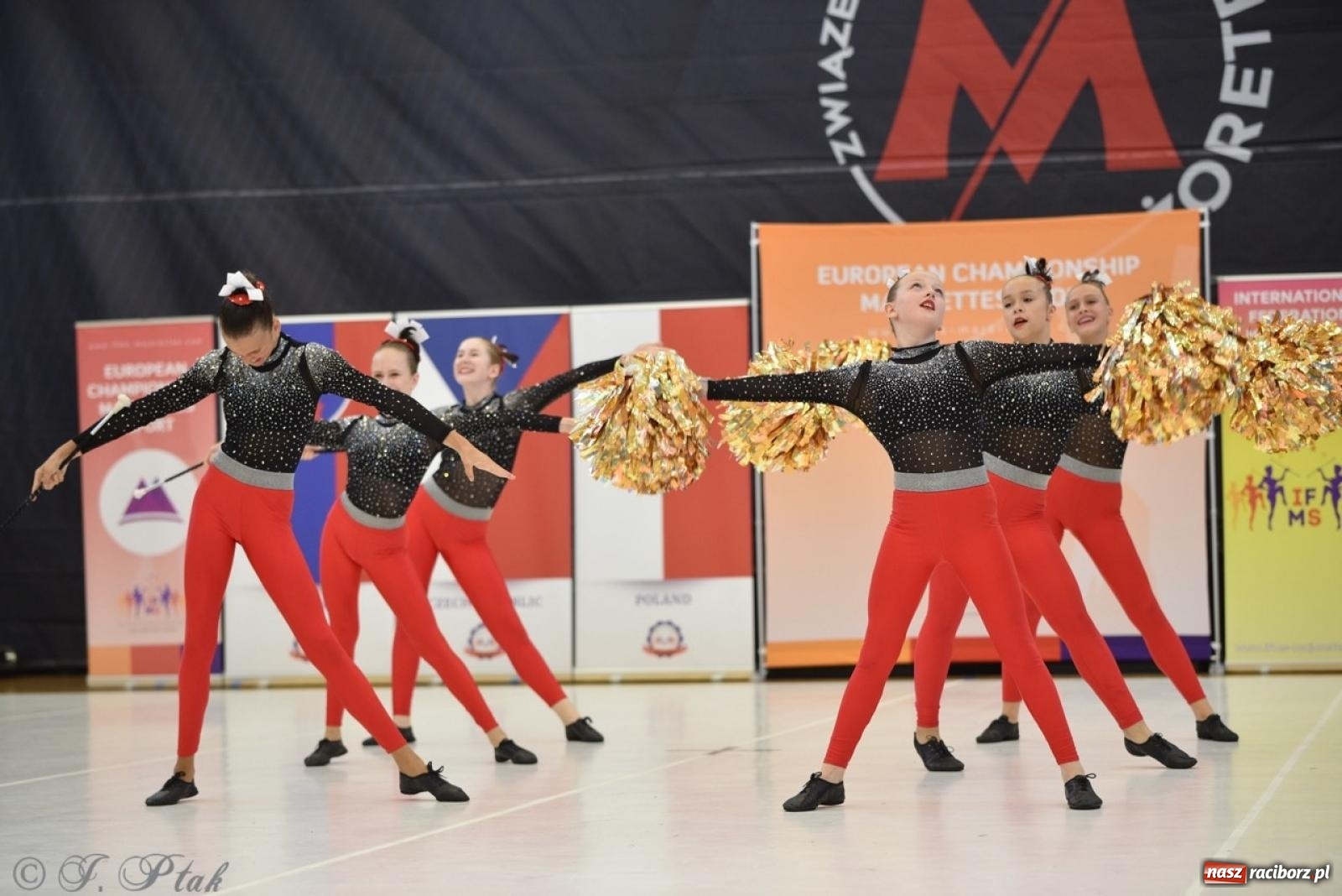 Zdjęcie w galerii na portalu naszraciborz.pl: Racibórz gospodarzem 17. Mistrzostw Europy Mażoretek [FOTO] wiadomości z regionu