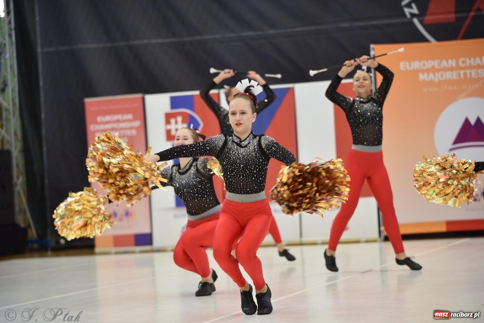 Zdjęcie w galerii na portalu naszraciborz.pl: Racibórz gospodarzem 17. Mistrzostw Europy Mażoretek [FOTO] wiadomości z regionu