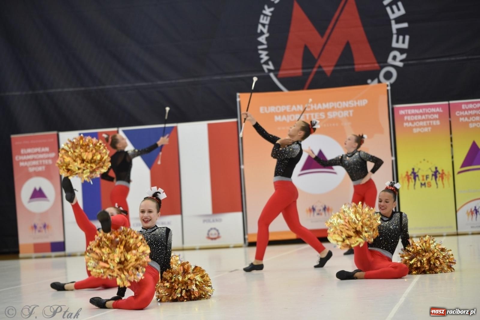 Zdjęcie w galerii na portalu naszraciborz.pl: Racibórz gospodarzem 17. Mistrzostw Europy Mażoretek [FOTO] wiadomości z regionu