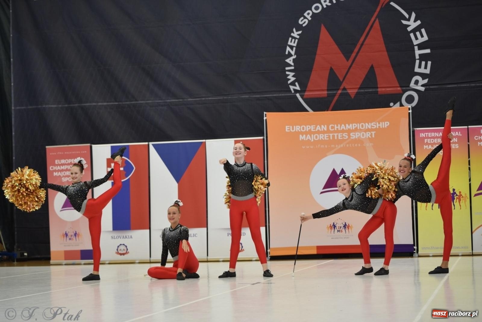 Zdjęcie w galerii na portalu naszraciborz.pl: Racibórz gospodarzem 17. Mistrzostw Europy Mażoretek [FOTO] wiadomości z regionu