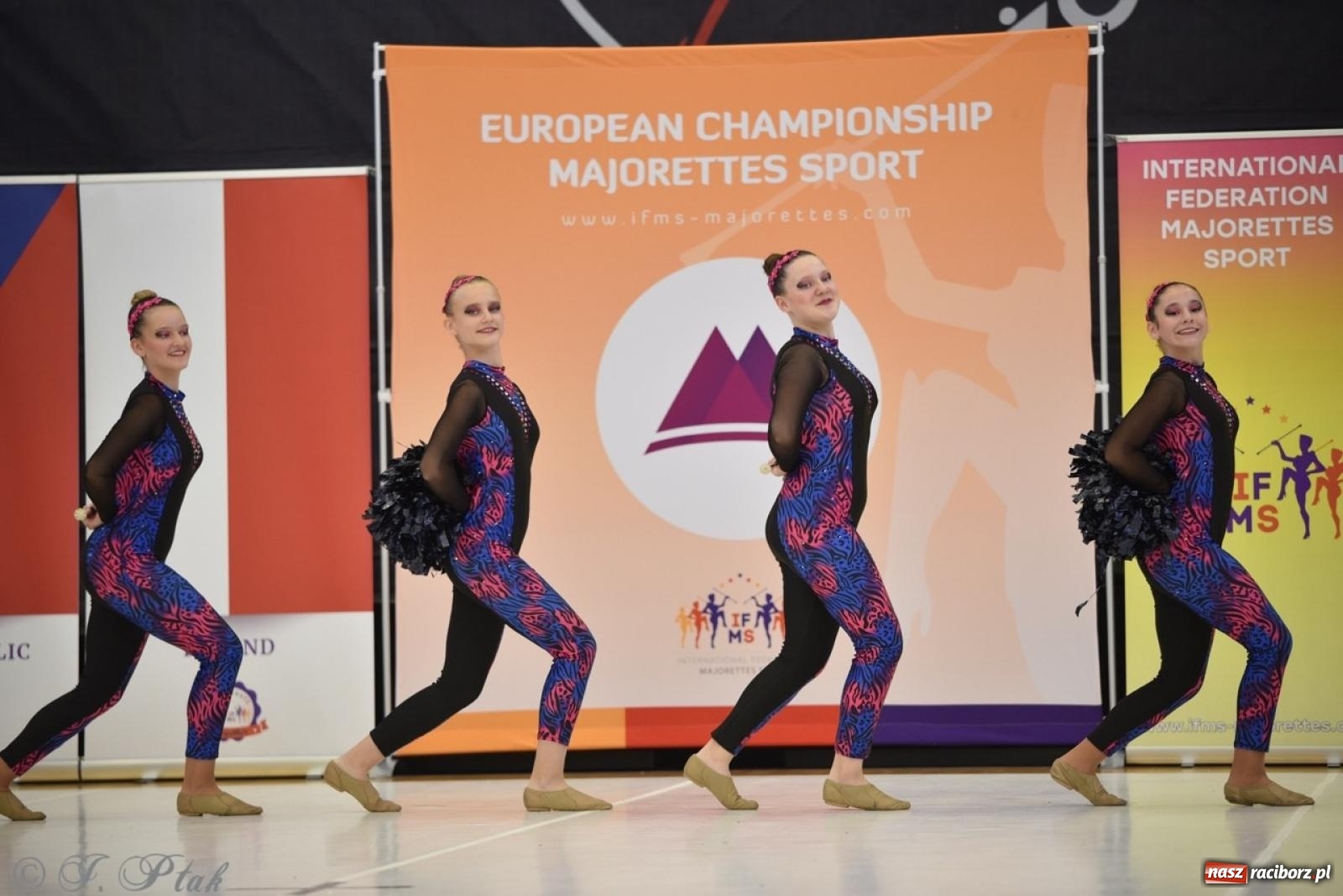 Zdjęcie w galerii na portalu naszraciborz.pl: Racibórz gospodarzem 17. Mistrzostw Europy Mażoretek [FOTO] wiadomości z regionu