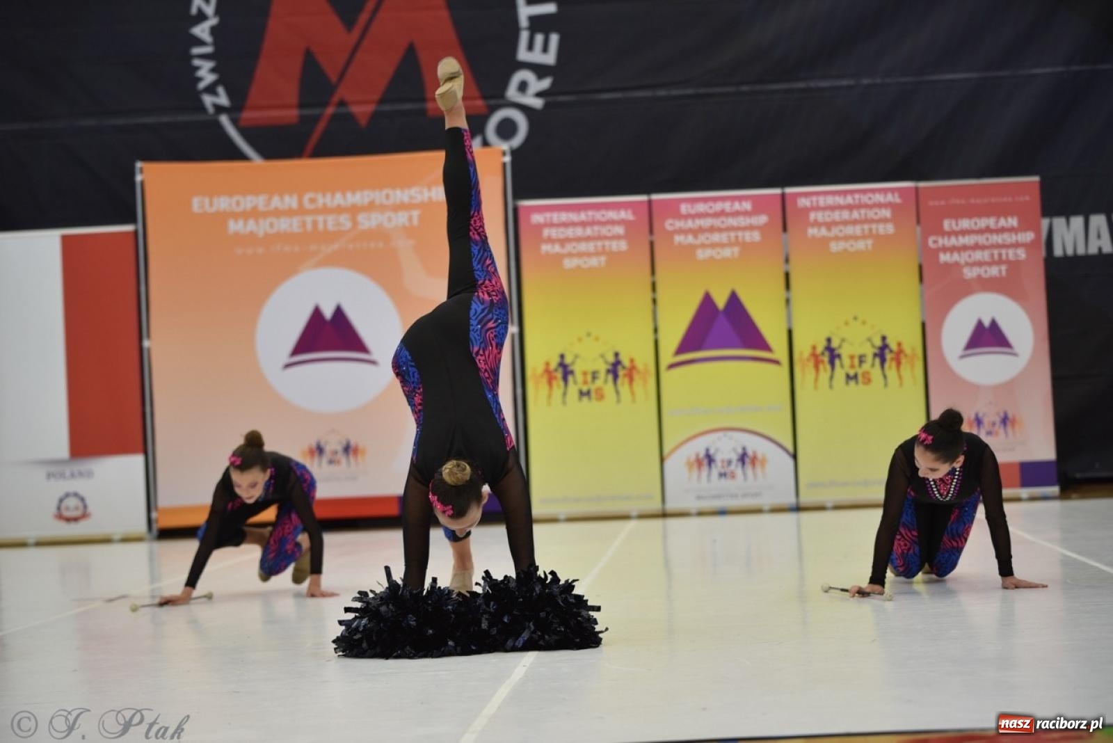 Zdjęcie w galerii na portalu naszraciborz.pl: Racibórz gospodarzem 17. Mistrzostw Europy Mażoretek [FOTO] wiadomości z regionu