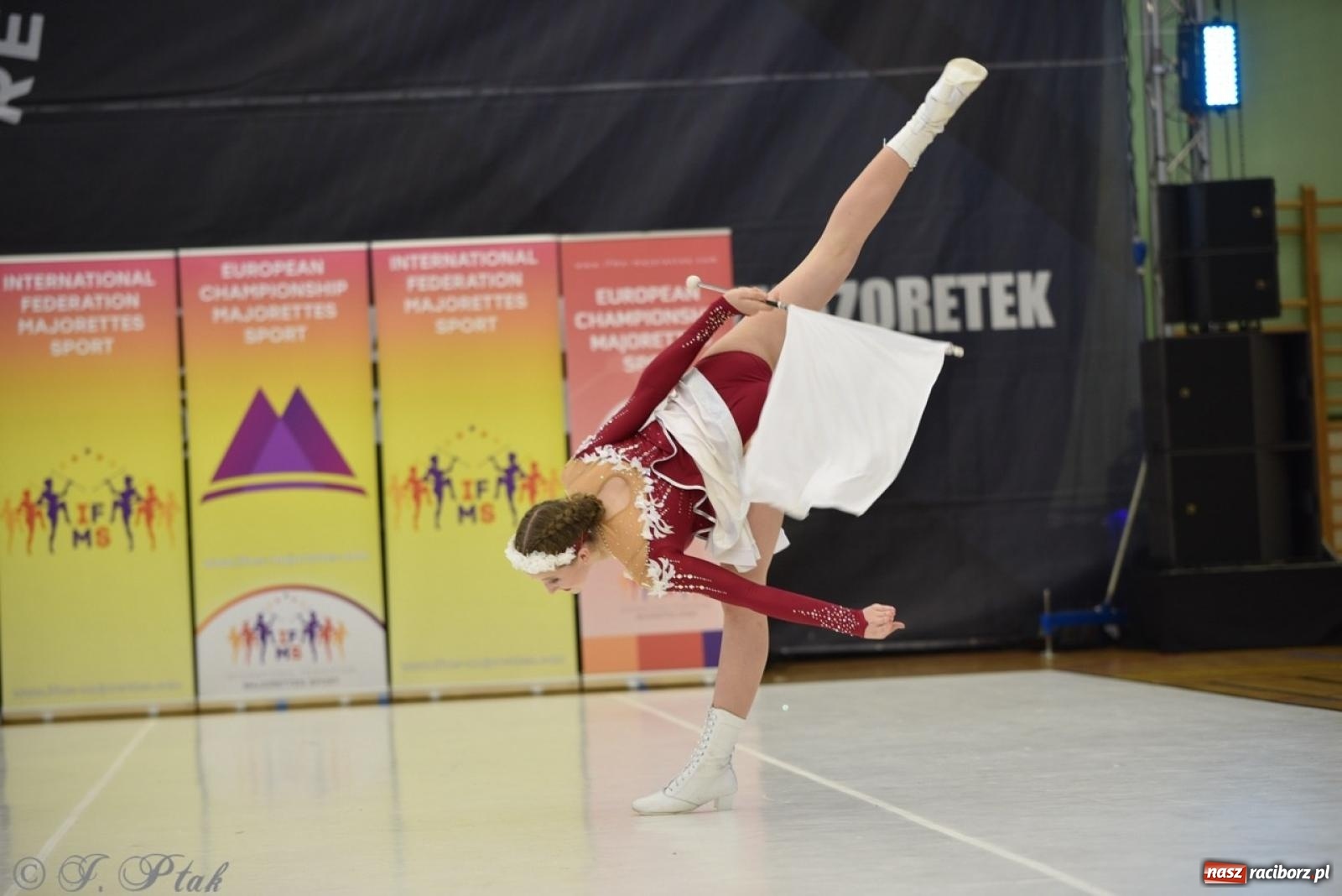Zdjęcie w galerii na portalu naszraciborz.pl: Racibórz gospodarzem 17. Mistrzostw Europy Mażoretek [FOTO] wiadomości z regionu