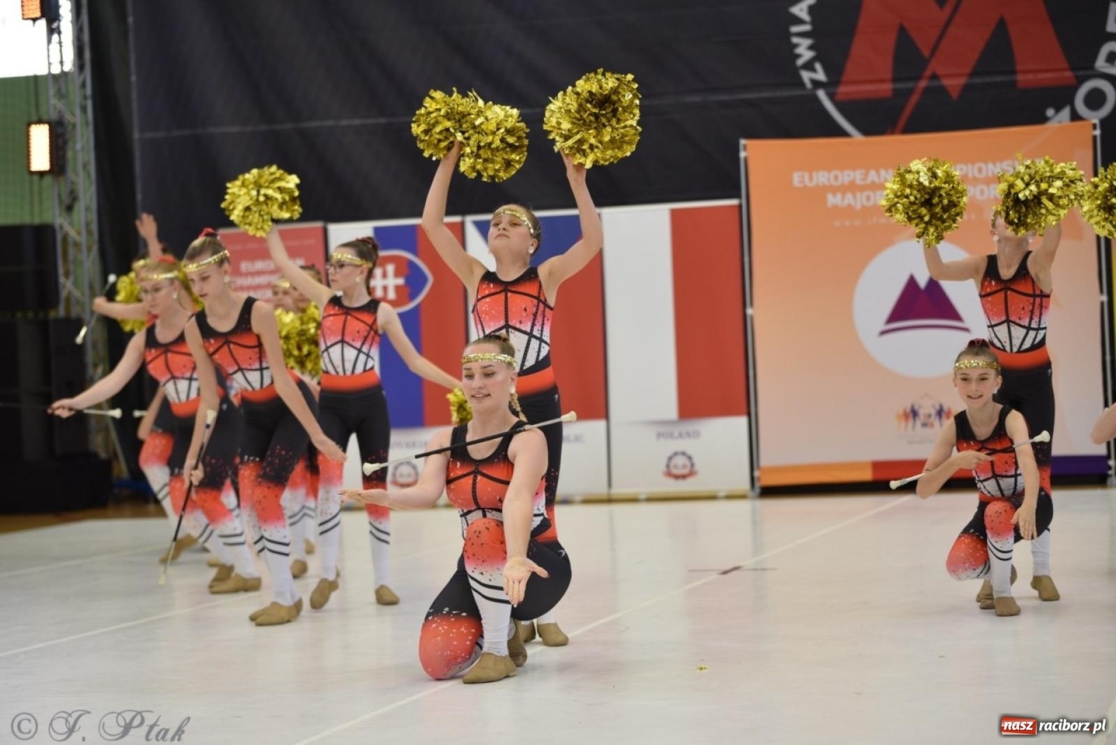 Zdjęcie w galerii na portalu naszraciborz.pl: Racibórz gospodarzem 17. Mistrzostw Europy Mażoretek [FOTO] wiadomości z regionu