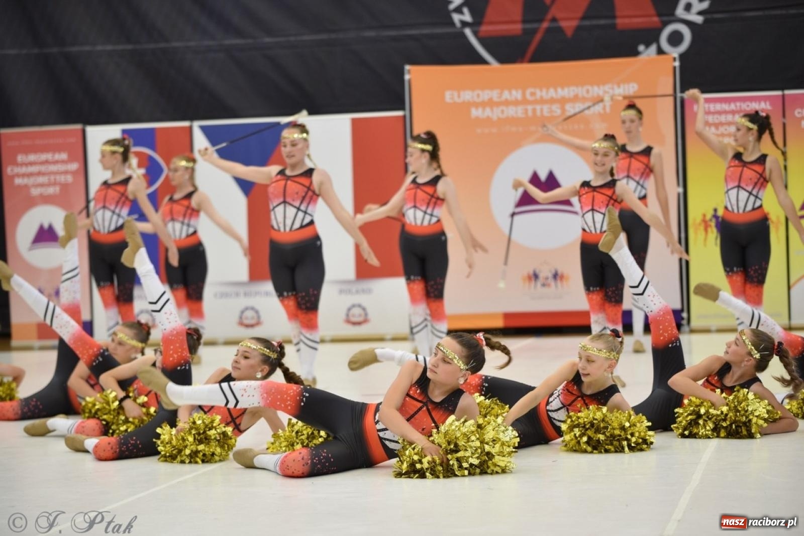 Zdjęcie w galerii na portalu naszraciborz.pl: Racibórz gospodarzem 17. Mistrzostw Europy Mażoretek [FOTO] wiadomości z regionu