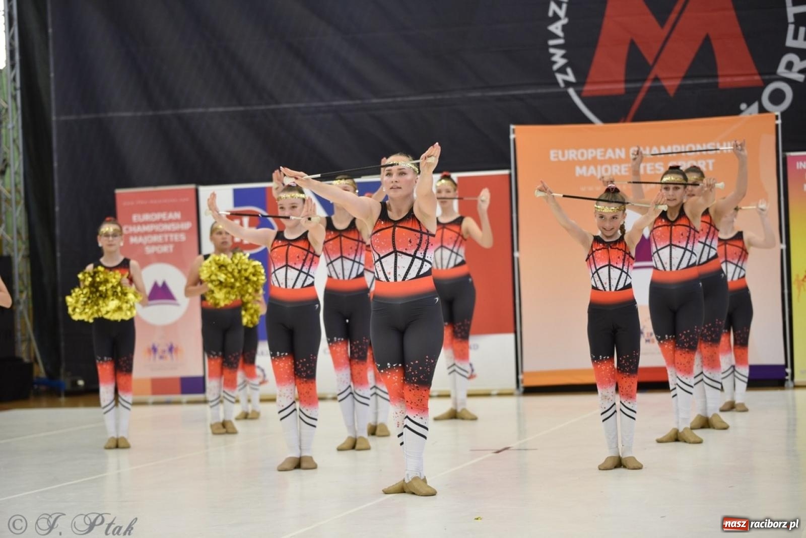 Zdjęcie w galerii na portalu naszraciborz.pl: Racibórz gospodarzem 17. Mistrzostw Europy Mażoretek [FOTO] wiadomości z regionu