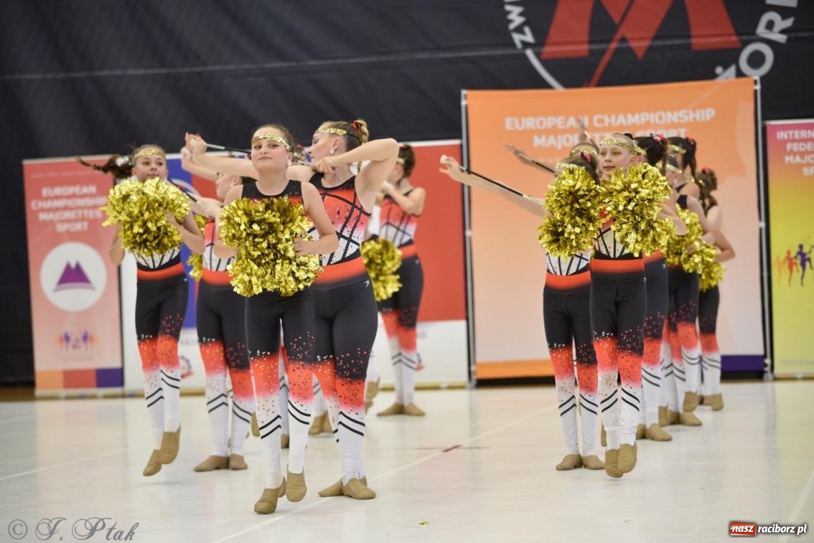 Zdjęcie w galerii na portalu naszraciborz.pl: Racibórz gospodarzem 17. Mistrzostw Europy Mażoretek [FOTO] wiadomości z regionu