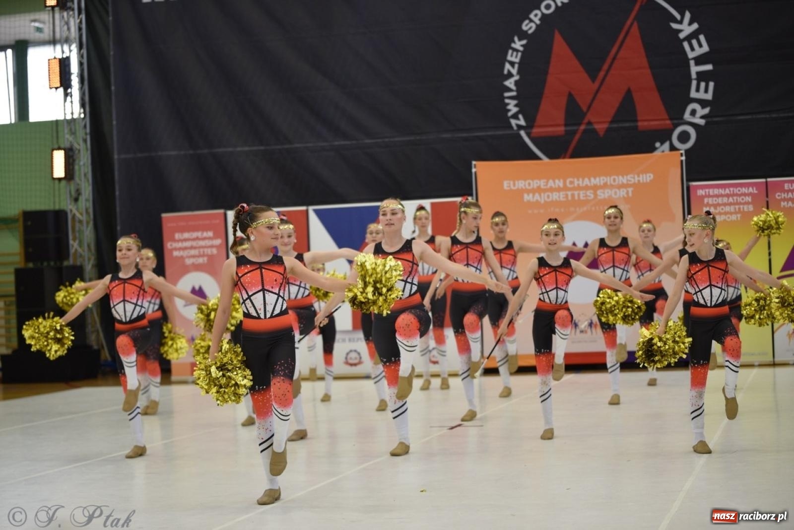 Zdjęcie w galerii na portalu naszraciborz.pl: Racibórz gospodarzem 17. Mistrzostw Europy Mażoretek [FOTO] wiadomości z regionu