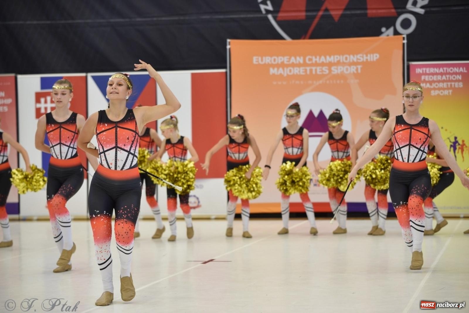 Zdjęcie w galerii na portalu naszraciborz.pl: Racibórz gospodarzem 17. Mistrzostw Europy Mażoretek [FOTO] wiadomości z regionu