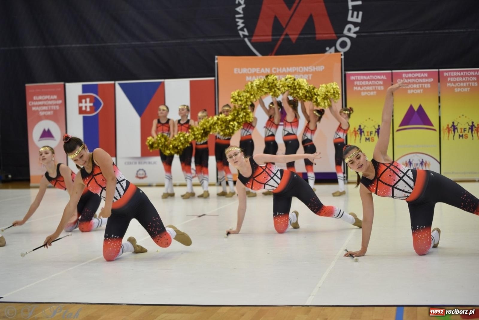 Zdjęcie w galerii na portalu naszraciborz.pl: Racibórz gospodarzem 17. Mistrzostw Europy Mażoretek [FOTO] wiadomości z regionu