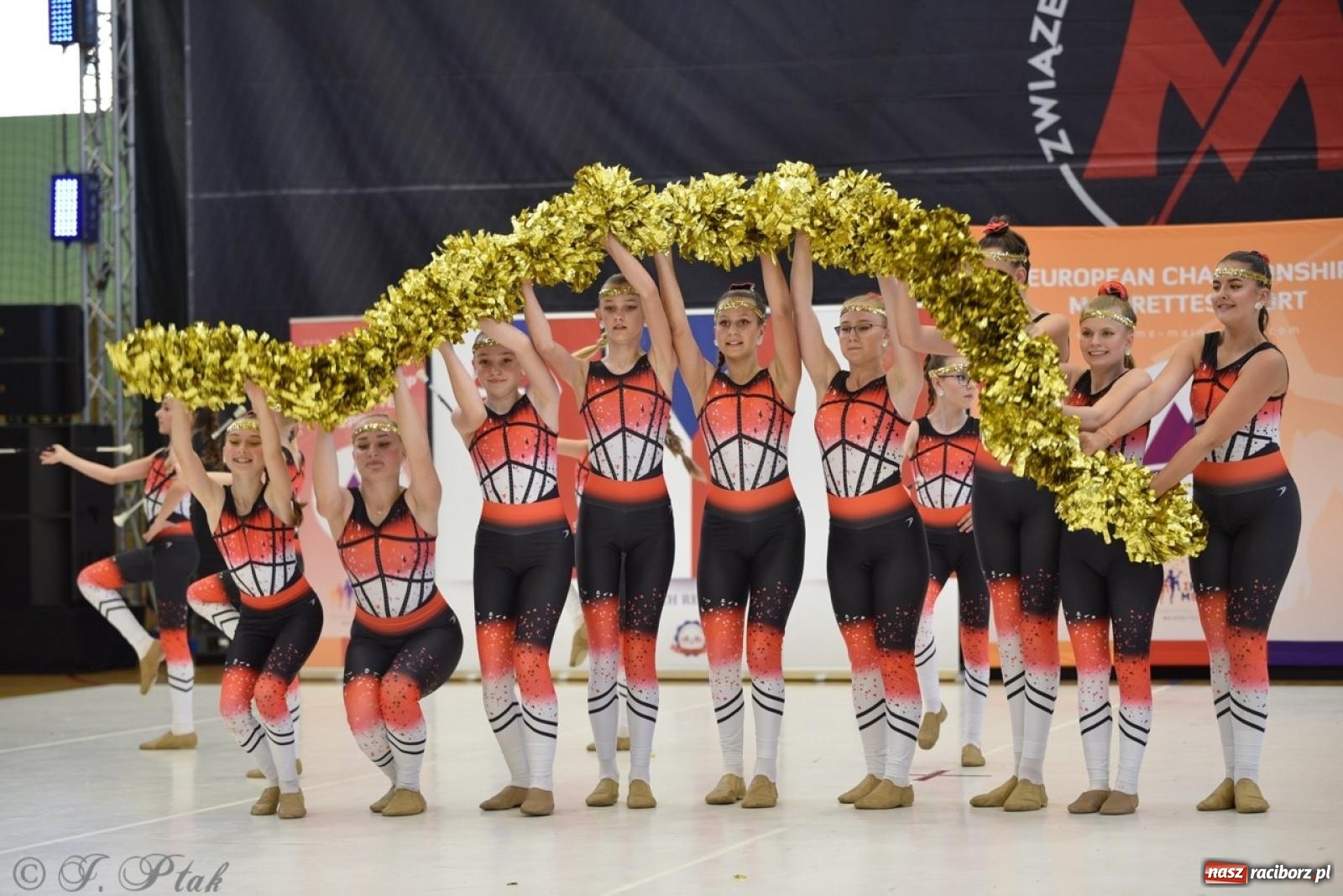 Zdjęcie w galerii na portalu naszraciborz.pl: Racibórz gospodarzem 17. Mistrzostw Europy Mażoretek [FOTO] wiadomości z regionu
