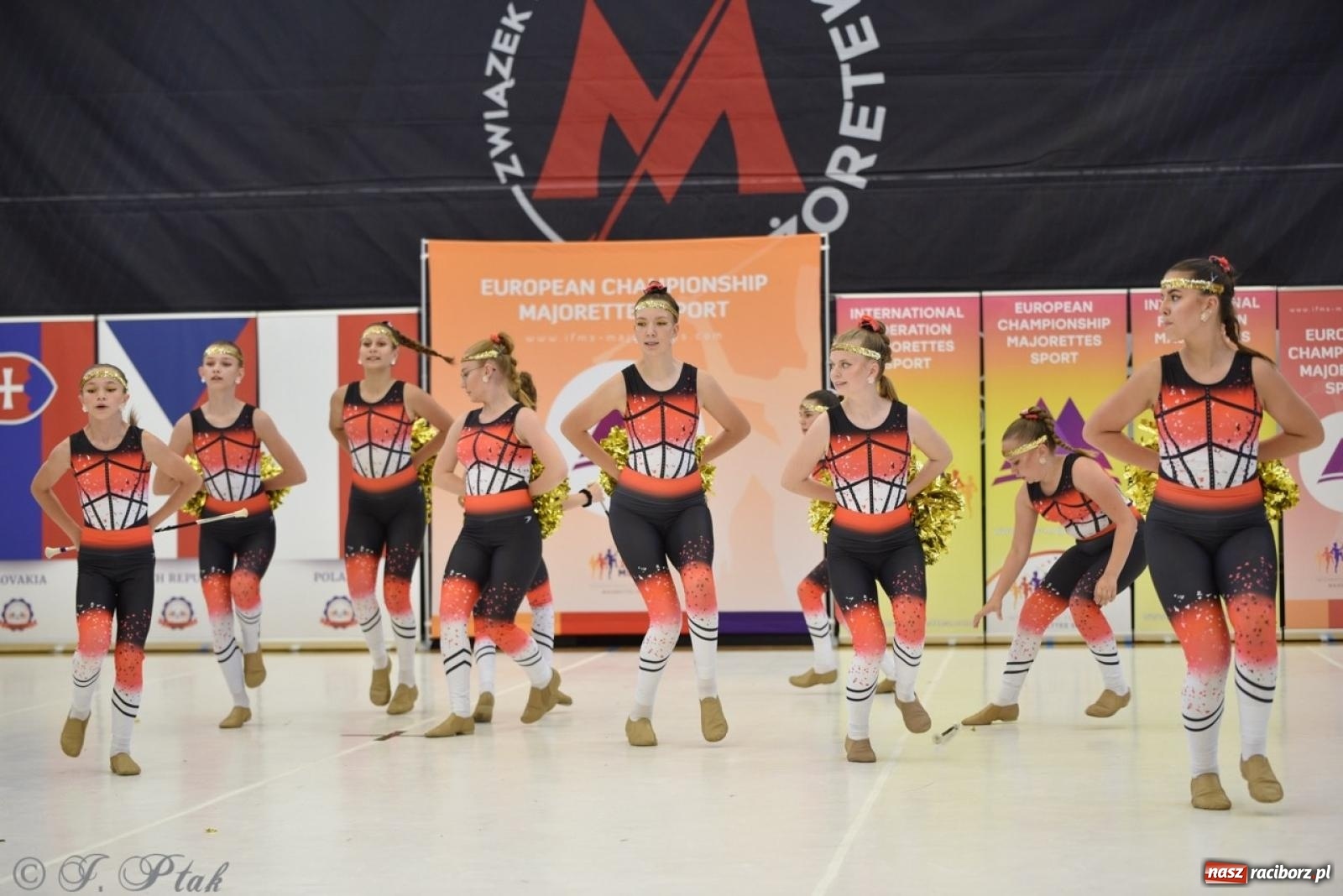 Zdjęcie w galerii na portalu naszraciborz.pl: Racibórz gospodarzem 17. Mistrzostw Europy Mażoretek [FOTO] wiadomości z regionu