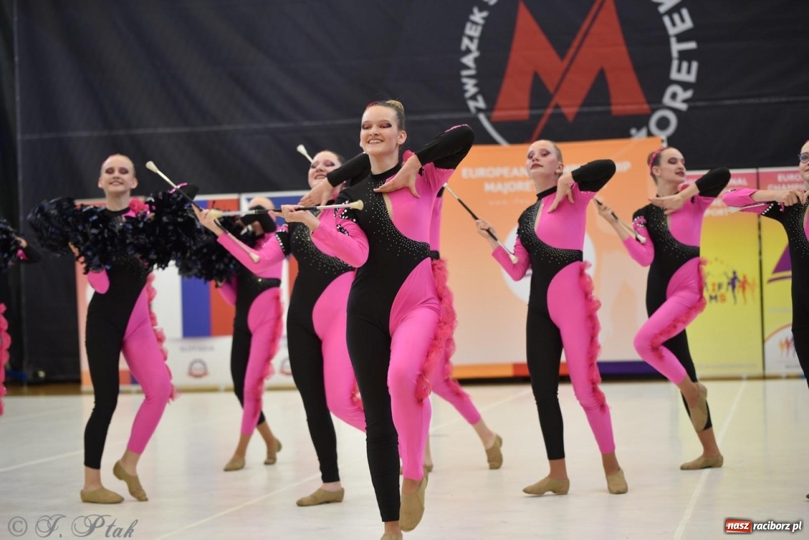 Zdjęcie w galerii na portalu naszraciborz.pl: Racibórz gospodarzem 17. Mistrzostw Europy Mażoretek [FOTO] wiadomości z regionu
